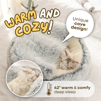 Cozy Cat French Fries Bed with Plush Layers and Non-Slip Padding-Cat Bed-2-Colydia