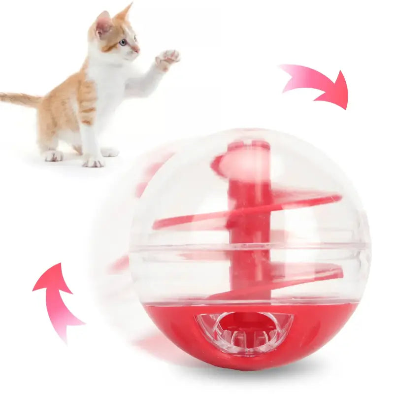 Interactive Cat Toy - Adjustable Treat Dispenser for Active Play-Interactive Cat Toy-3-Colydia