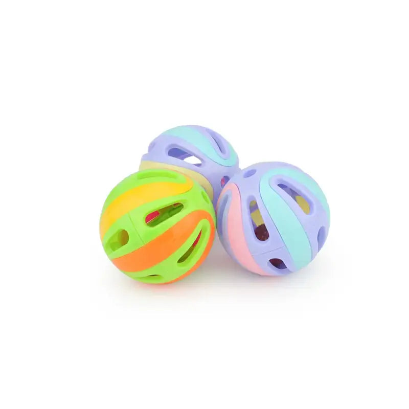 Colorful Cat Bell Balls Set of 6 - Non-Toxic, Fun & Safe Toy-Cat Toys-Random-8-Colydia