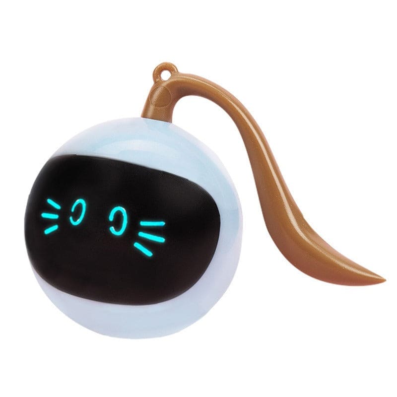 Rotating Light-Up Cat Toy with USB Recharge and LED Display-Interactive Cat Toy-Blue-6-Colydia