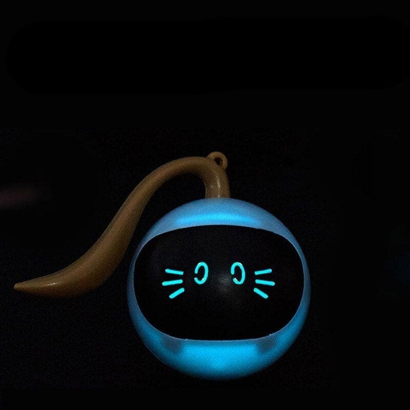 Rotating Light-Up Cat Toy with USB Recharge and LED Display-Interactive Cat Toy-5-Colydia