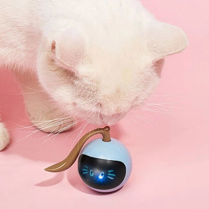 Rotating Light-Up Cat Toy with USB Recharge and LED Display-Interactive Cat Toy-3-Colydia