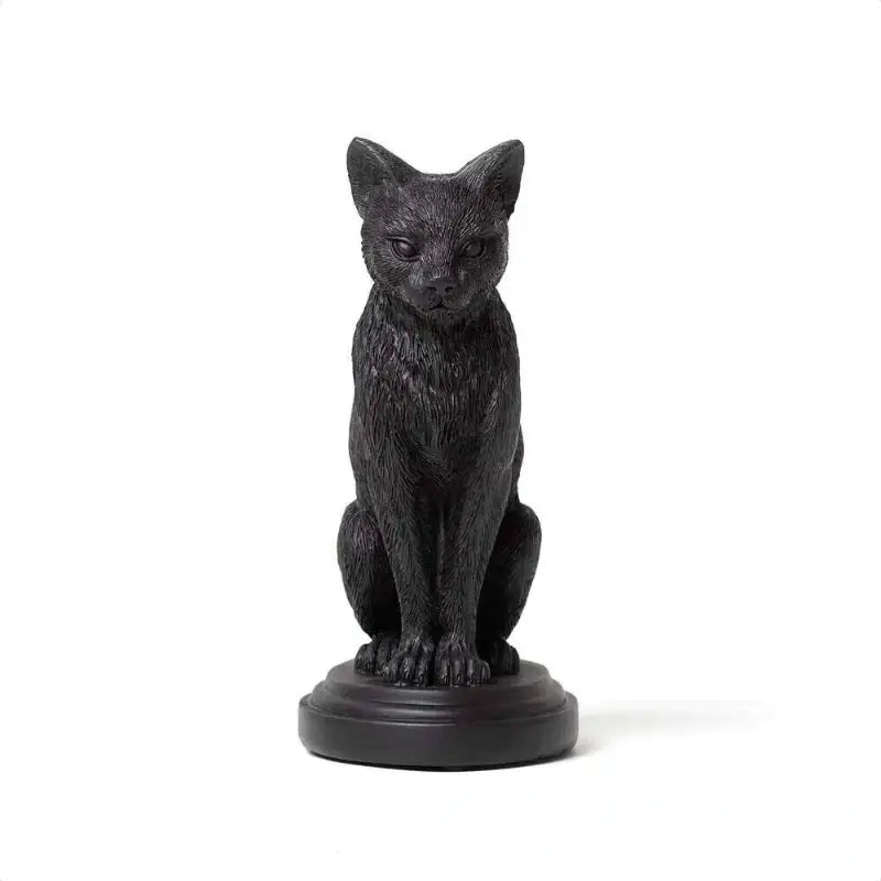 Ultra-Realistic Black Cat Candle Holder for Elegant Home Decor-Candle Holder-3-Colydia