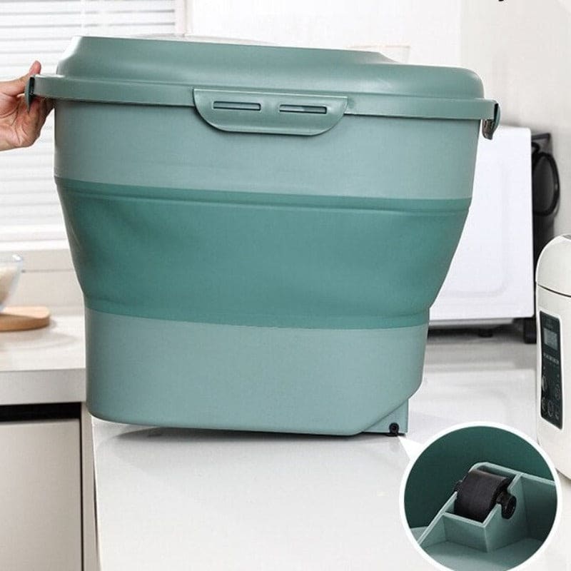 Cat Kibble Storage Bin with Easy-Open Lid, Fresh & Crunchy Food-Cat Food Storage Container-8-Colydia