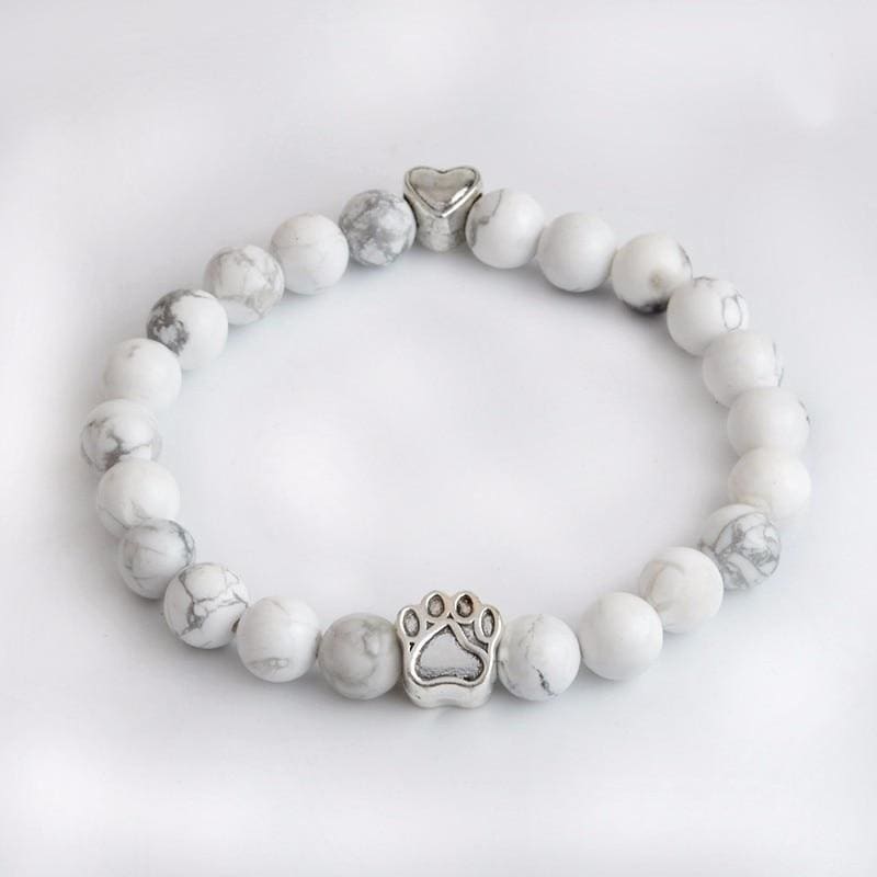 Pearl Cat Bracelet - Symbolic Jewelry for Animal Lovers, Dual Wear-Jewelry-White-4-Colydia