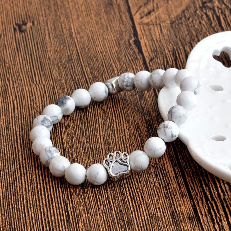 Pearl Cat Bracelet - Symbolic Jewelry for Animal Lovers, Dual Wear-Jewelry-White-1-Colydia