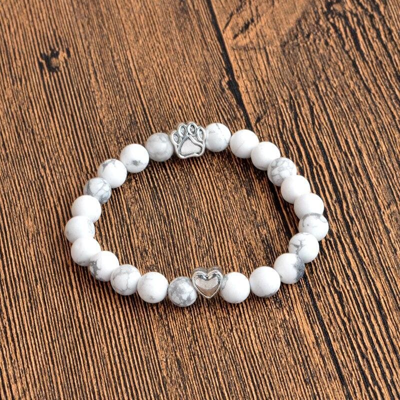 Pearl Cat Bracelet - Symbolic Jewelry for Animal Lovers, Dual Wear-Jewelry-White-3-Colydia