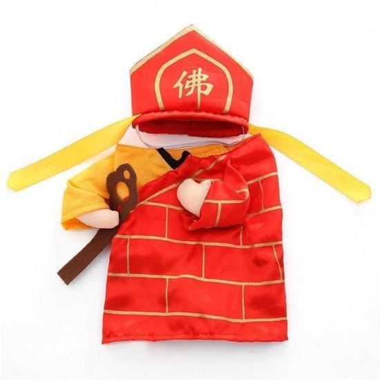 Adorable Pet Monk Costume - Serene Outfit for Cats & Dogs-Pet Costume-S-3-Colydia