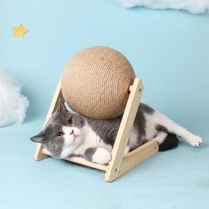 Interactive Cat Scratching Globe with Sisal for Furniture Protection-Cat Scratching Post-L type-Small-5-Colydia