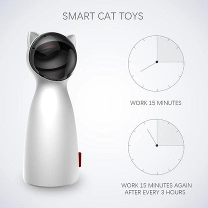 Smart Auto Laser Toy with Adjustable Speeds for Cats-Cat Laser Toy-2-Colydia