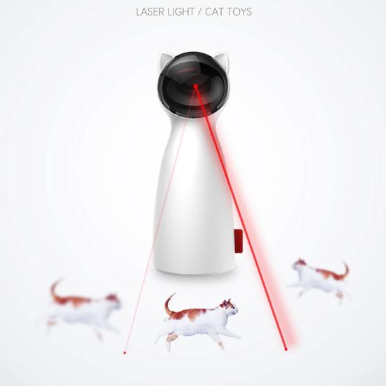 Smart Auto Laser Toy with Adjustable Speeds for Cats-Cat Laser Toy-1-Colydia