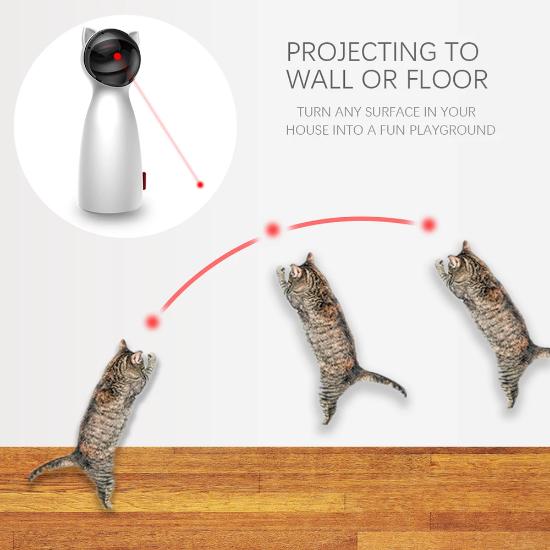 Smart Auto Laser Toy with Adjustable Speeds for Cats-Cat Laser Toy-3-Colydia