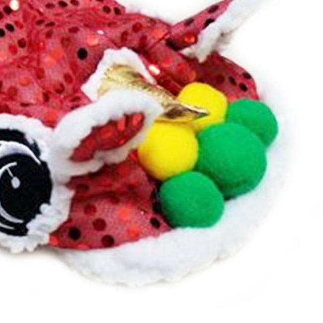 Pet Lion Dance Costume - Vibrant Attire for Joy & Prosperity-Pet Costume-4-Colydia