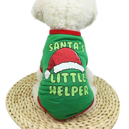 Festive Christmas Pet Shirts - 7 Unique Designs for Holiday Cheer-Christmas Pet Apparel-Helper-XS-9-Colydia