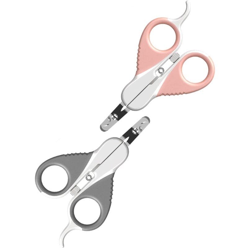 Ergonomic Cat Nail Clipper Scissors with Safety Latch and Comfort Grip-Pet Nail Clipper Scissors-1-Colydia