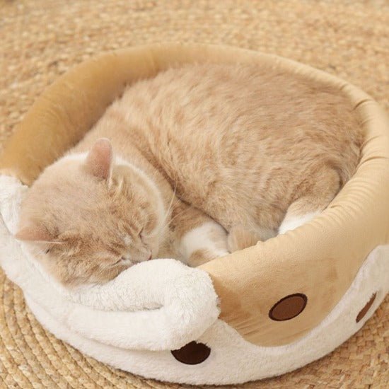 Cozy Dual-Use Cup Bed for Coffee & Boba Lovers – Machine Washable-Pet Bed-5-Colydia