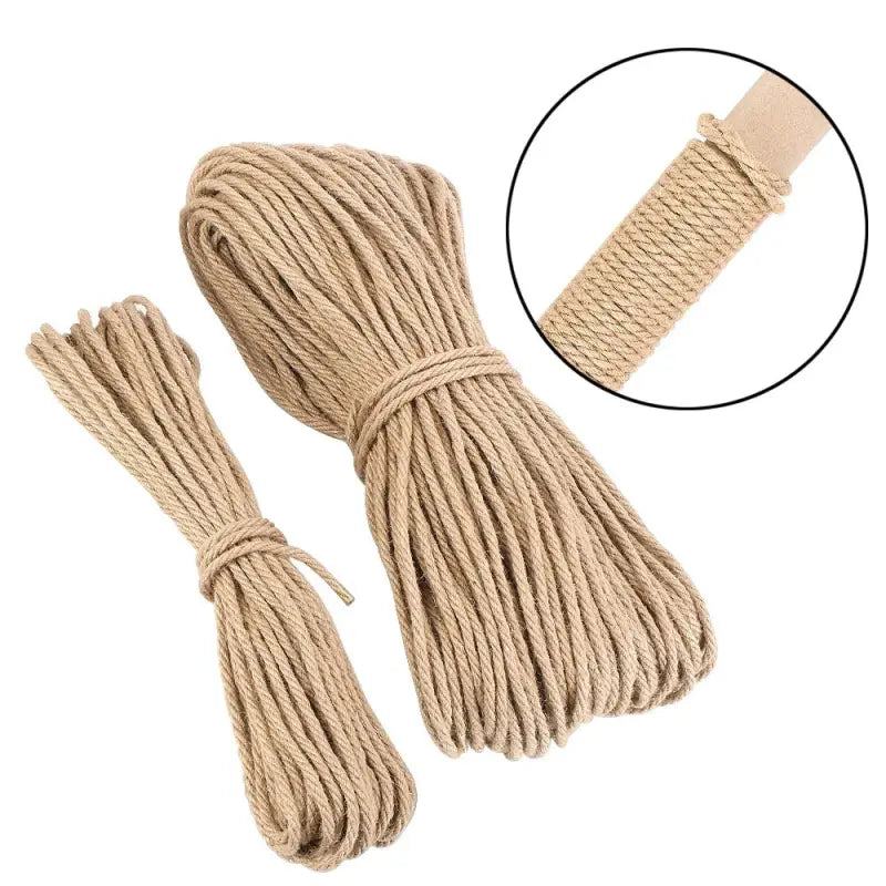 Durable Natural Sisal Cat Scratching Rope 10m - Protect Furniture-Cat Scratching Rope-4-Colydia