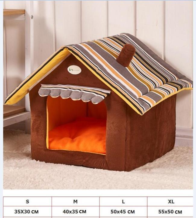 Stylish Pet House with Removable Cover - Cosy Canvas Design-Pet House-3-Colydia