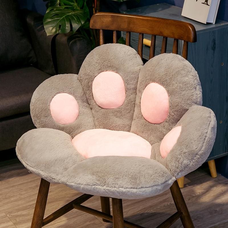 Soft Cat Paw Cushion - Removable, Washable, and Resilient Design-Pet Cushion-80 cm-Gray-5-Colydia