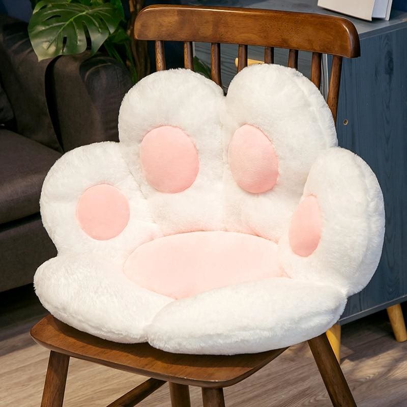 Soft Cat Paw Cushion - Removable, Washable, and Resilient Design-Pet Cushion-80 cm-White-3-Colydia