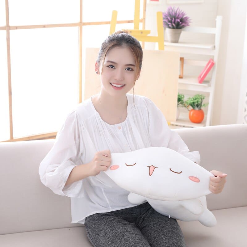 Kawaii Cat Plush Pillow - Soft, Adorable & Cozy for All Ages-Plush Pillow-9-Colydia