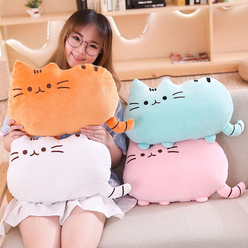 Kawaii Cat Plush Pillow - Soft Cuddle Companion for All Ages-Product Type: Plush Pillow-2-Colydia