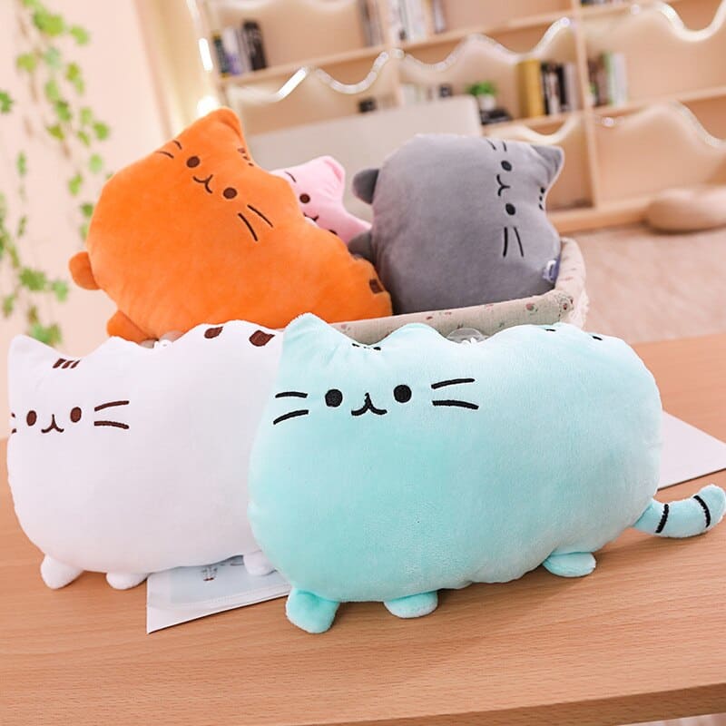 Kawaii Cat Plush Pillow - Soft Cuddle Companion for All Ages-Product Type: Plush Pillow-1-Colydia