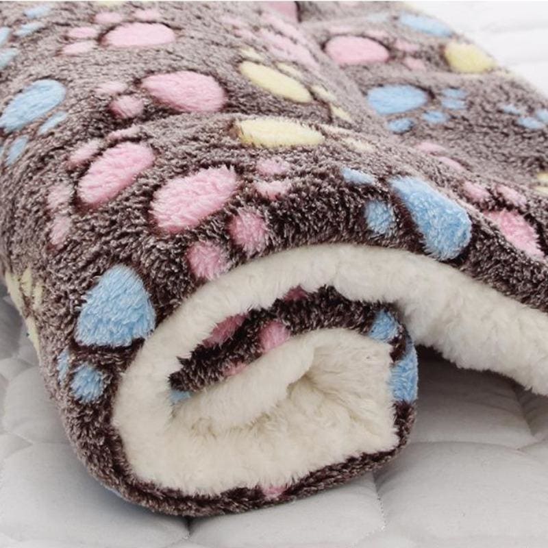 Durable Cat Paw Blanket: Protects Furniture, Machine Washable-Cat Blanket-Cat Paws-L 61x41cm-1-Colydia