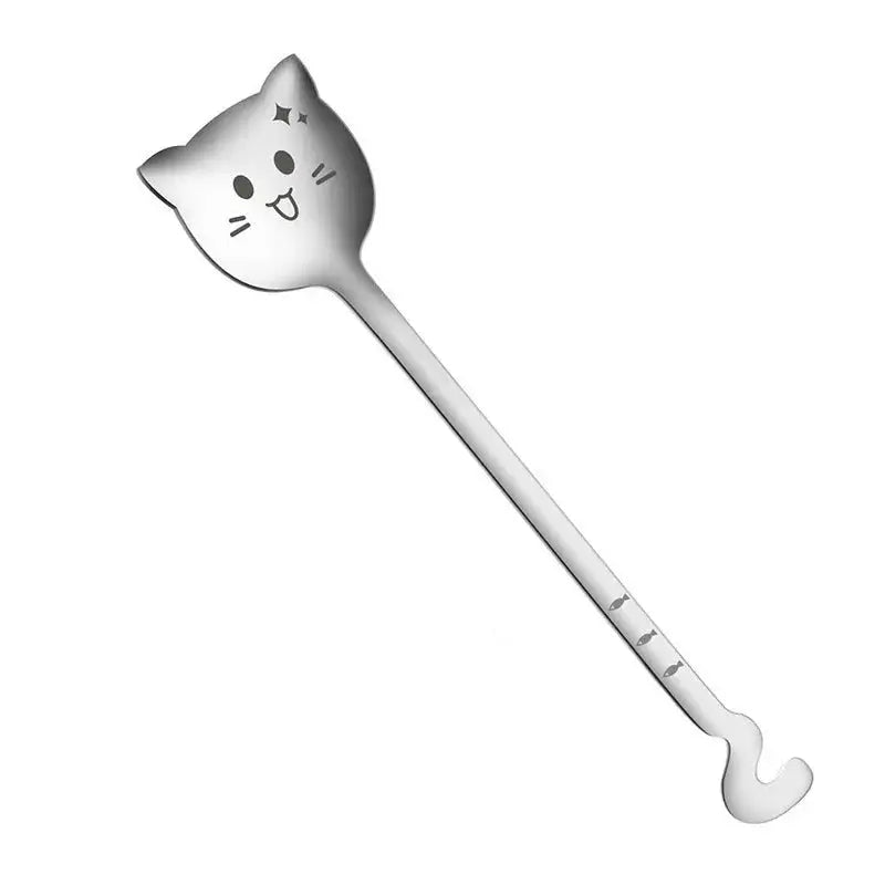 Kawaii Cat Coffee Spoon Set - Stainless Steel Original Design-Product Type: Decorative Coffee Spoons-12-Colydia