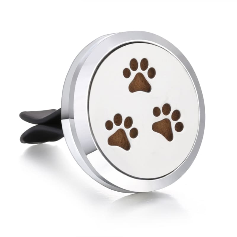 Cat-Shaped Car Essential Oil Diffuser with Stainless Steel Design-Car Essential Oil Diffuser-3 Little Paws-5-Colydia