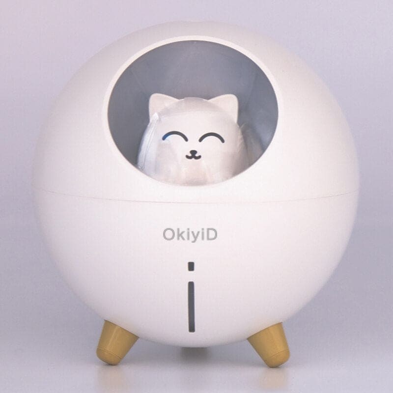 Cute Cat Spaceship Ultrasonic Air Humidifier Essential Oil Diffuser-Ultrasonic Air Humidifier and Essential Oil Diffuser-13-Colydia