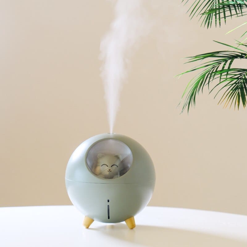 Cute Cat Spaceship Ultrasonic Air Humidifier Essential Oil Diffuser-Ultrasonic Air Humidifier and Essential Oil Diffuser-12-Colydia