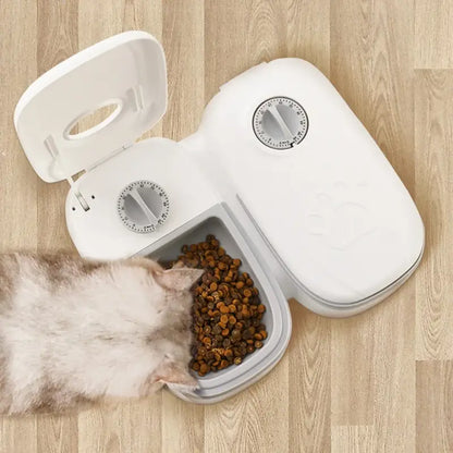 Automatic Cat Feeder with Programmable Meal Timer, Keeps Food Fresh-Automatic Cat Feeder-2-Colydia