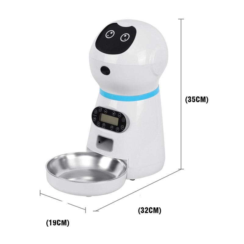 Programmable Pet Feeder with Timer & Voice Recording for Cats-Automatic Pet Feeder-5-Colydia