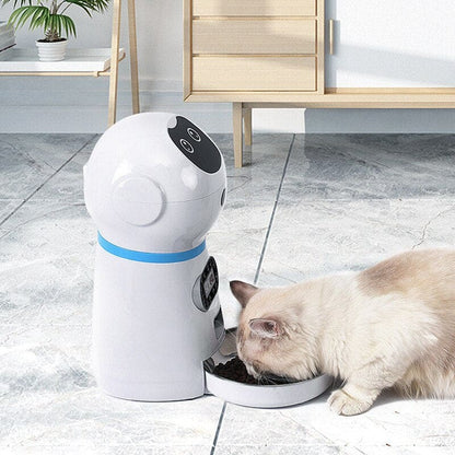 Programmable Pet Feeder with Timer & Voice Recording for Cats-Automatic Pet Feeder-2-Colydia