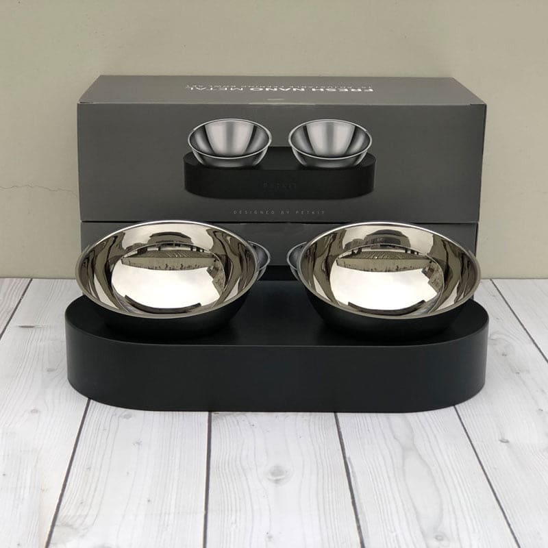 Ergonomic Double Cat Bowls with Adjustable Tilt & Non-Slip Stand-Cat Feeding Bowls-3-Colydia