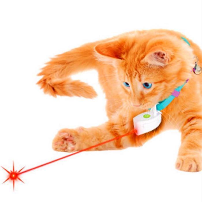 Interactive Laser Collar Toy for Pets - Fun, Adventure, and Exercise-Interactive Pet Toy-Random color-42x25x48mm-1-Colydia