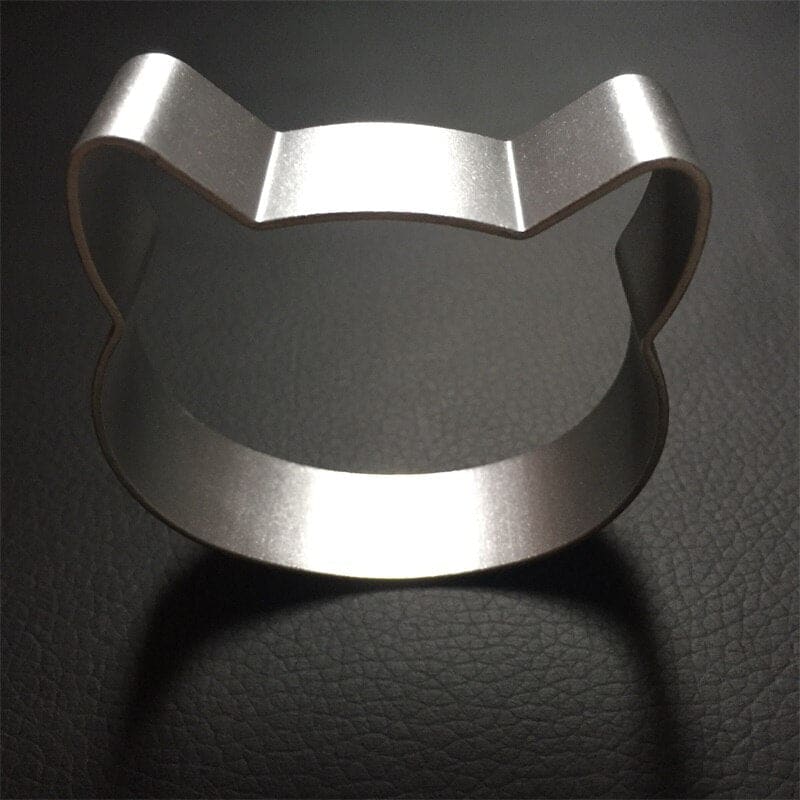 Adorable Aluminum Cat Head Cookie Cutter for Baking Fun-Cookie Cutter-5-Colydia