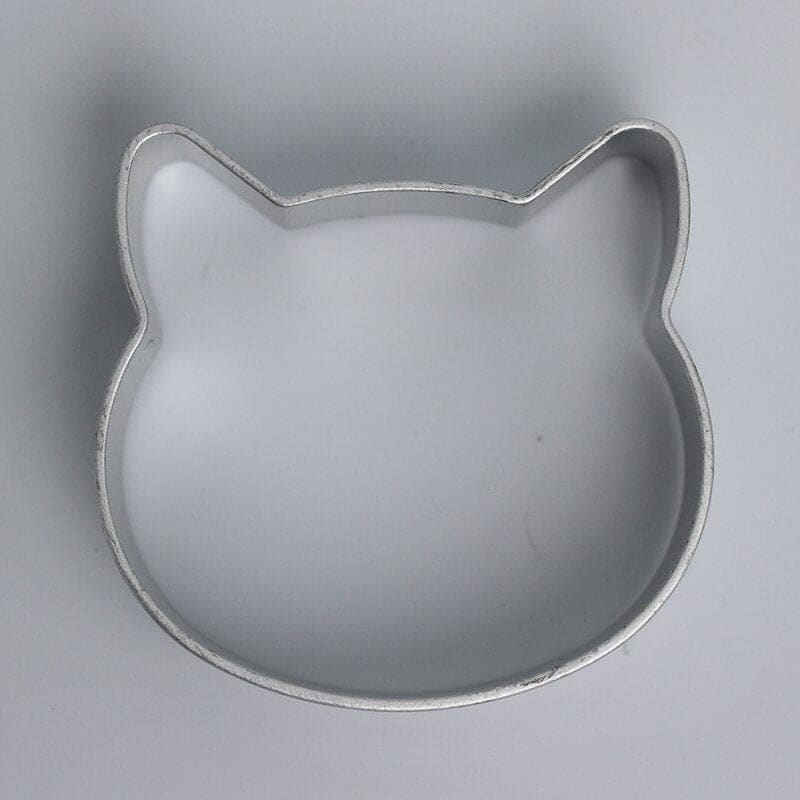 Adorable Aluminum Cat Head Cookie Cutter for Baking Fun-Cookie Cutter-6-Colydia