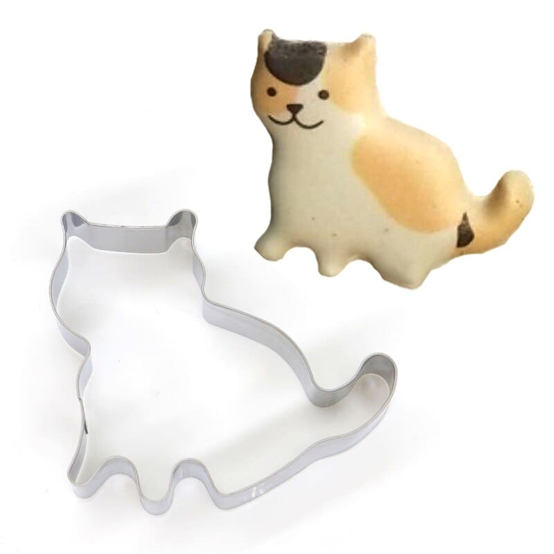 Adorable Cat-Shaped Cookie Cutters - Stainless Steel Set of 5-Cookie Cutters-6-Colydia