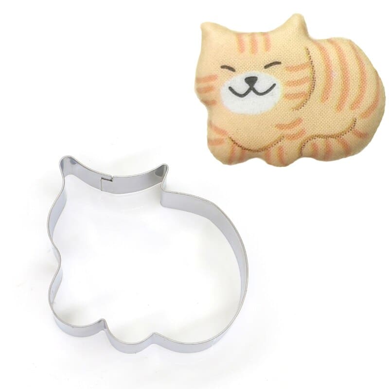 Adorable Cat-Shaped Cookie Cutters - Stainless Steel Set of 5-Cookie Cutters-8-Colydia