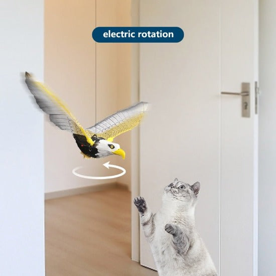 Interactive Indoor Cat Toy - Easy Install, Battery Operated Birdie-Interactive Cat Toy-1-Colydia