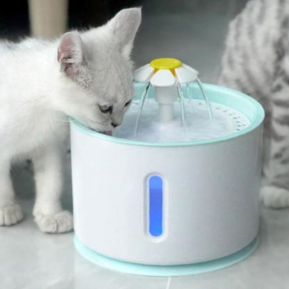 Stainless Steel Cat Water Fountain 2.4L with Silent Pump-Cat Water Fountain-7-Colydia