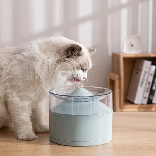 Filtered Water Fountain for Cats with 3-Level Filtration System-Pet Water Fountain-1-Colydia