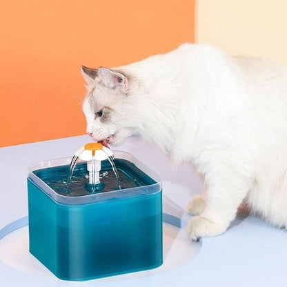 Daisy Cat Water Fountain With Filter for Hydration and Health-Cat Water Fountain-1-Colydia