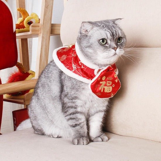 Lunar New Year Pet Collar for Cats & Dogs, Fortune Mandarin Design-Pet Collar-6-Colydia