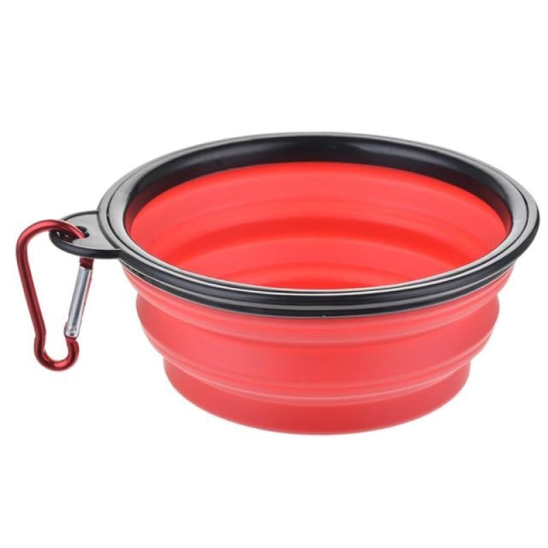 Collapsible Cat Travel Bowl – Portable, Eco-Friendly & Durable-Travel Pet Bowl-Red-5-Colydia