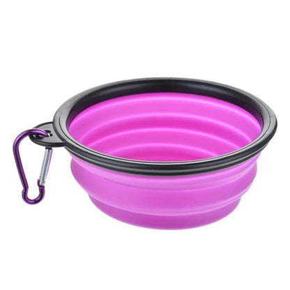 Collapsible Cat Travel Bowl – Portable, Eco-Friendly & Durable-Travel Pet Bowl-Purple-6-Colydia