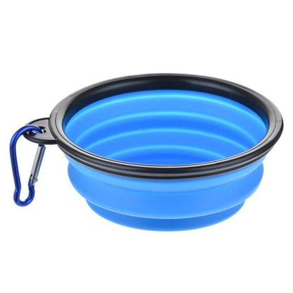 Collapsible Cat Travel Bowl – Portable, Eco-Friendly & Durable-Travel Pet Bowl-Blue-7-Colydia