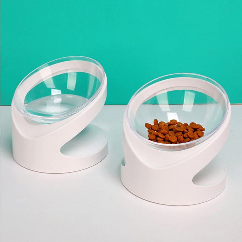 Orthopedic 18° Anti-Vomiting Cat Bowl with Non-Slip Pads-Orthopedic Cat Bowl-1-Colydia